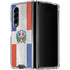 Dominican Republic Flag Faded Galaxy Z Fold4 5G Clear Case